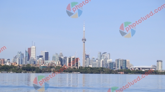 Toronto City Skyline and Lake Ontario