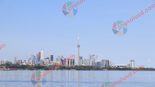 Toronto City Skyline and Lake Ontario