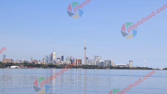 Toronto City Skyline and Lake Ontario