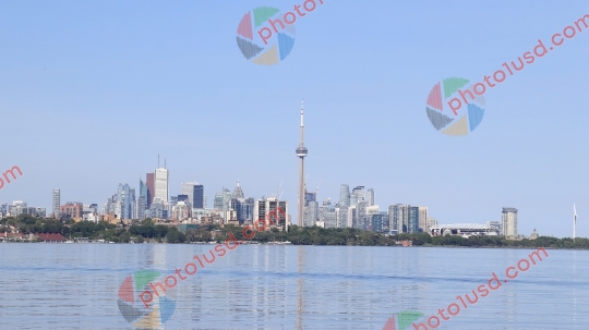 Toronto City Skyline and Lake Ontario